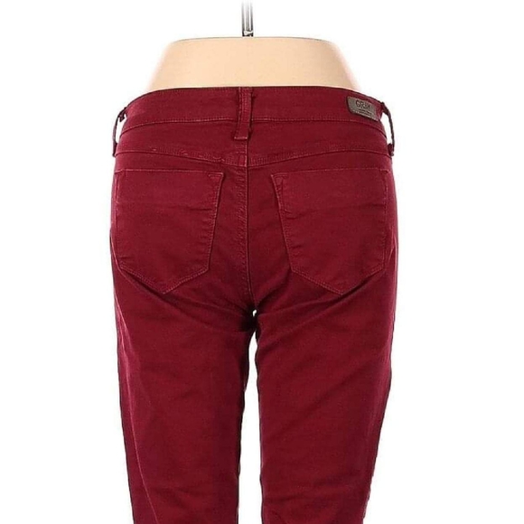 Gray Saks Fifth Avenue Red Jeans - Picture 1 of 5